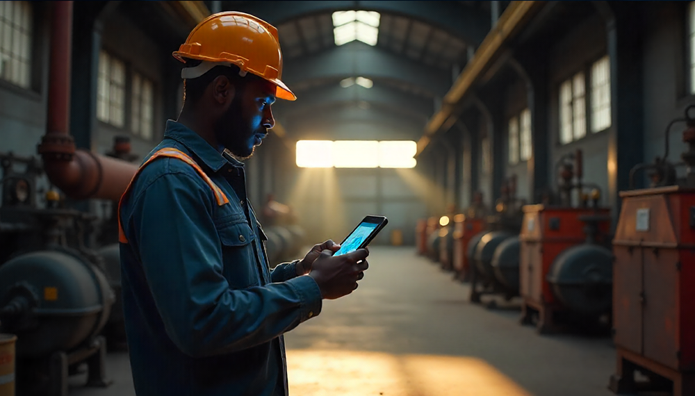 AR-powered maintenance app for machines